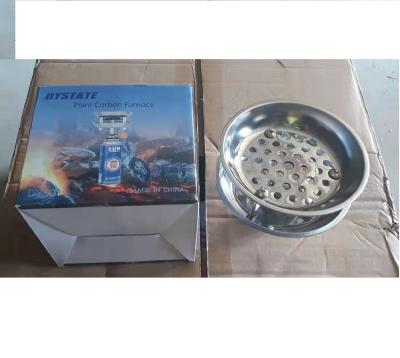 China Aluminum Alloy Gas Charcoal Heater Mini Carbon Zinc Alloy Portable Oven for sale