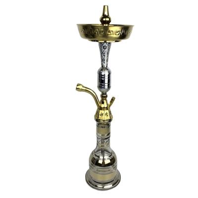 China 2019 new design unique high quality brass shisha zinc hookah wholesale copper portable hookah shisha for sale