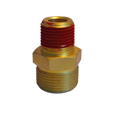 China Home Use 3/8in High Pressure Male Screw Thread Hose Adapter Brass Joint Adapter for sale