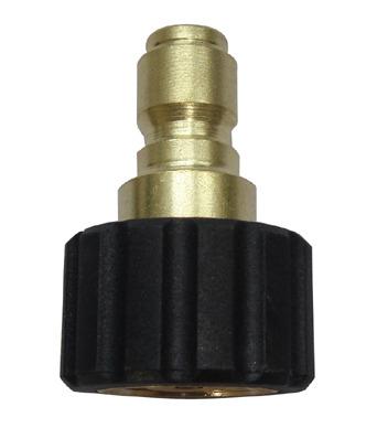 China Home Use Europe & USA Popular 3/8in Quick Plug & Female Metric High Pressure Joint Brass Adapter for sale