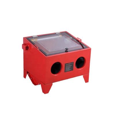 China Small Garage Pointing 100 PSI Maximus Abrasive Flow To Clean Parts Quick Dry Sandblasting 90L Cabinet for sale