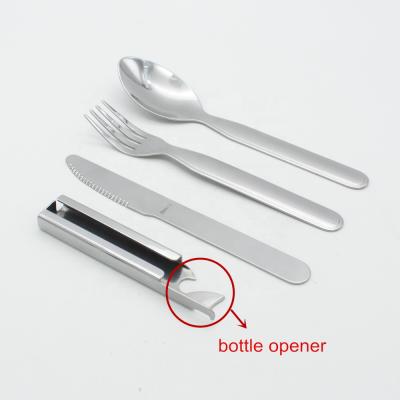 China 3PCS Modern Premium Quality Stainless Steel Travel Cutlery Set Manufactures for sale