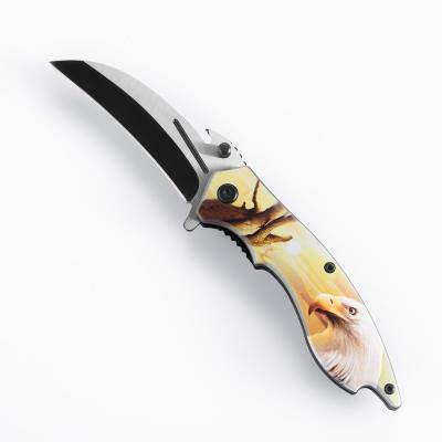 China Unique Screw Release Outdoor Camping Increasing Survival Rescue Ladies Women Self Defense Stainless Steel Folding Pocket Knife for sale