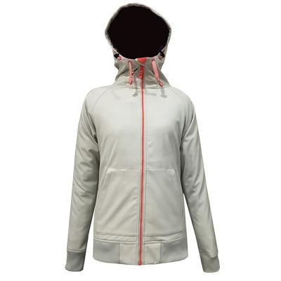 China OEM Waterproof Women's Waterproof Soft Shell Jacket Hooded Outdoor Coats Softshell Windproof Jacket for sale