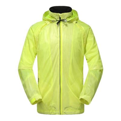 China Men's Sportswear Waterproof Tracksuit Hoodies Outwear Thin Polyester Anorak Jacket Coats for sale