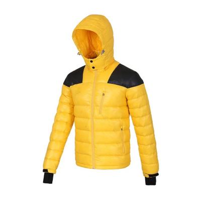 China Breathable Hooded Windproof Anorak Mens Polyester Padded Stripper Jacket Fashion Bubble Jackets for sale