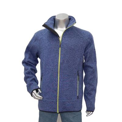 China Men's QUICK DRY Outdoor Coat OEM Soft Fleece Jacket Thick Casual Knitted Polyester Shell Jackets for sale