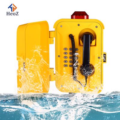 China HeoZ Outdoor Waterproof Metros Phones Tunnel IP67 Phone Outdoor Emergency Phone HZ-WP1502001 for sale