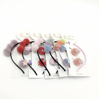 China New Style Cloth Headband Hangers Lovely Soft Colorful Cute Girls Hair Clips Headbands for sale