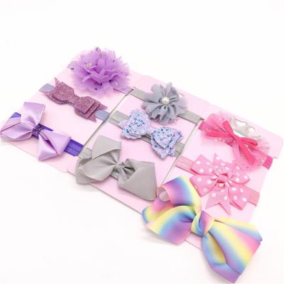 China New Style Kids Hair Accessories Set Flower Baby Blingbling Bow Girl Hair Accessories Set FD3003 for sale