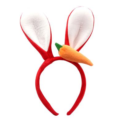 China Party Gift Rabbit Carrot Headband Cartoon Fox Party Show MOE Crazy Animal Headband for sale