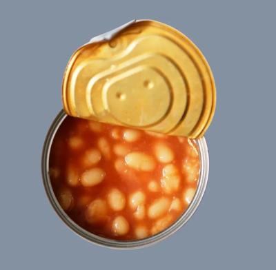 China Fresh Canned White Beans Soy Beans In Tomato Sauce 400g Baked Beans Can for sale