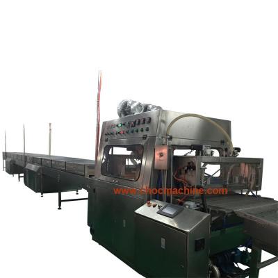 China Snack Factory Chocolate Enrober Machine By 1200 Mm for sale