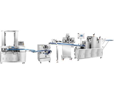 China Automatic Baking Machine Chocolate Croissant Pita Production Line Making Machine for sale