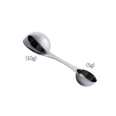 China Universal High Quality Sustainable Measuring Spoon Short Handle Coffee Scoop Stainless for sale