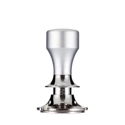 China Durable Coffee Powder Hammer Tool Stainless Steel Manual Pressing Coffee Dispenser Tamper 51 53mm 58mm Flat Bottom Coffee Tamper for sale