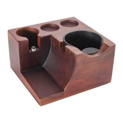 China Workable Global Walnut Wood Coffee Filter Holder 51/53MM Round And Smooth For 51MM Portafilter/54MM Portafilter Modern Design for sale