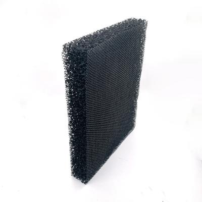 China Air Filtration Activated Carbon Media Filter For Foaming Dustproof Foam Sponge Filter Carbon Filter Active Foam Sponge for sale