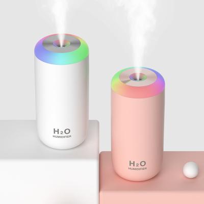 China Smell Cozy Christmas Gifts Mini Cool Mist USB Humidifier with Night Light for Car Bedroom Office for sale