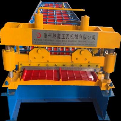 China Automatic Cover Width 1250 Roof Sheet Wave Roofing Tile Trapezoidal Roof Panel Roll Forming Machine Good Price for sale