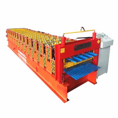 China Durable WALL Quality Galvanized Trapezoidal Wall Panel Cold Roll Forming Machine Aluminum Sheet Roll Old Wall Cladding Machine for sale