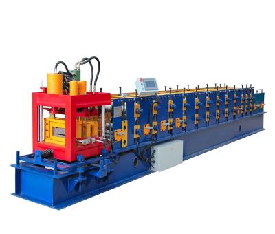 China Roof Stores Multifunctional Adjustable Size Top Steel Sheet Tile Building Material Cold Roll C Forming Machine Production Line Price for sale