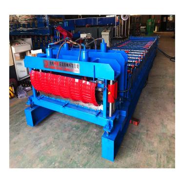 China Hydraulic Station Bending And Bending Machine Cutting Integration Roll Forming Machine for sale