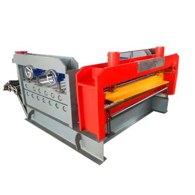 China Hotels aluminum and metal panel roofing sheet flattener machine for sale