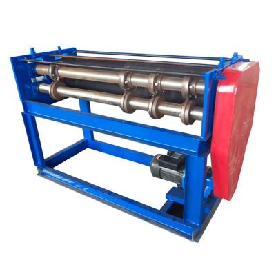 China Flattening of sheet metal flattening slitting machine with electric decoiler for sale