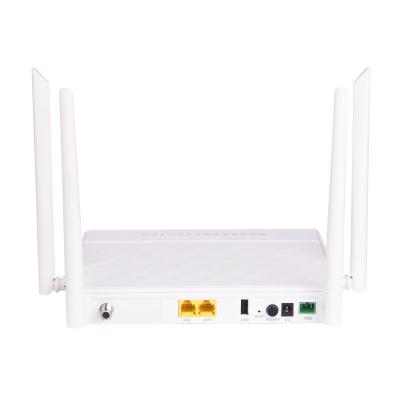 China FTTX FTTH Dual Band AC XPON 2GE+1POTS+CATV WIFI2.4G&5.8G WIFI GPON ONU for sale