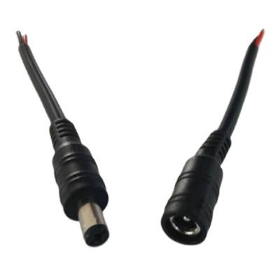 China Factory price 5.5*2.1mm electronic dc power cable 5.5 2.1 male to male dc 5521 cable for sale