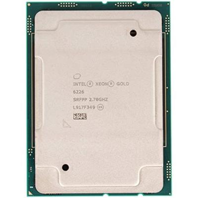 China Server 2.7 Gigahertz 19.5M Cache 12 Cores 24 Leads LGA 3647 Xeon Gold 6226 CPU Processor for sale