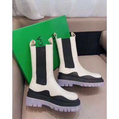 China 2021 BV Breathable Free Shipping Boots Brand BV Original Good Quality Luxury Woman Designer Genuine Leather Boots for sale