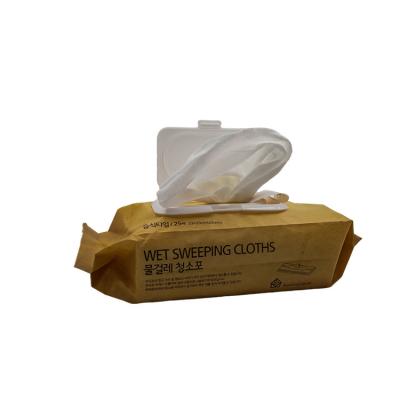 China Cheapest Factory Price FLOOR Wipes Non Customized Woven Fabric Soft Cleaning Floor Wipes for sale