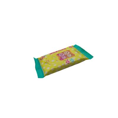 China New Custom Logo Nonwoven Baby Wipes Convenient Storage Nonwoven Fabric Portable Baby Wipes for sale