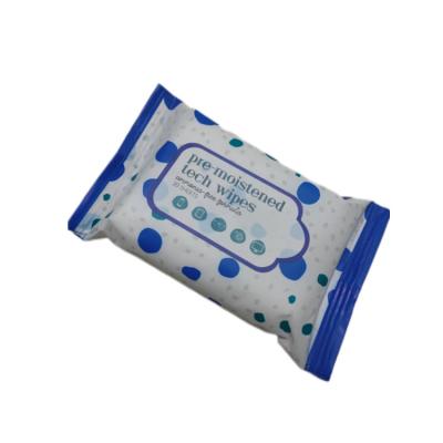 China Small Universal Packing Glass Screen Computer Dust Removing Cleaning Wipes for sale