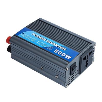 China Inversores de potência de onda senoidal modificados de 500w de 12v DC para 220v AC Converter de saída única à venda