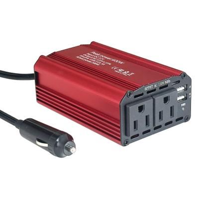 China Universal Socket Car Power Inverter 300W 12V 220V Modified Sine Wave Converter Adapter for Laptop Phone USB Charging for sale