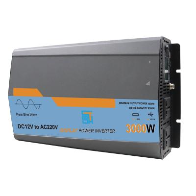 중국 3000W 고주파 순수 시노파 인버터 12V 220V 출력형 단일 MTS 시리즈 판매용