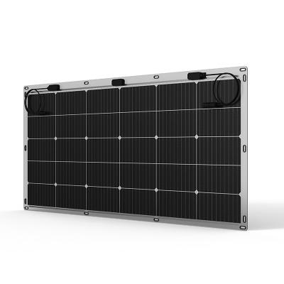 China Powerful Mono Flexible Thin Film Solar Panel 100Watt 156.75mmx156.75mm for sale