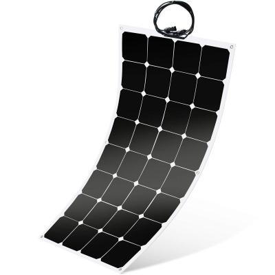 China Flexible Rooftop Solar Panels 100W 150W 160W Solar Panel 1050*540*25mm for sale