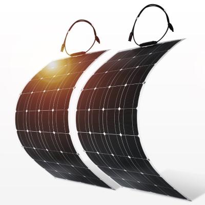 China 18V 36V 72V 150W To 350W Flexible Solar Panels Customized Size for sale