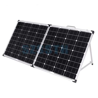 China 5.56A Glass Fold Up Solar Panels 250W 300W Portable Monocrystalline Solar Panel for sale