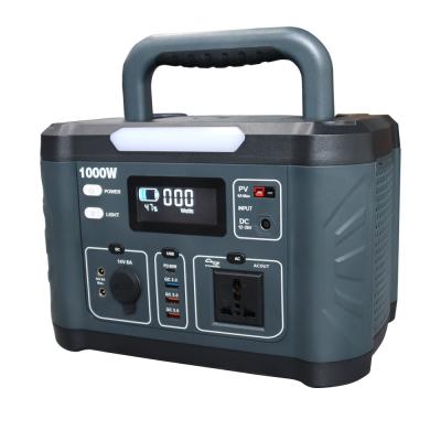 China Pure sinusgolf draagbare elektriciteitscentrale 799.2wh / 1000 Watt zonne-generator OEM Te koop