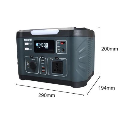 China 3.7V 216000mAh Lifepo4 Portable Power Station 799.2wh / 1000w Power Bank for sale