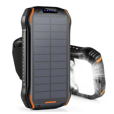 China 26800mAh Portable Solar Powerbank With Wireless Function IPX7 Waterproof for sale