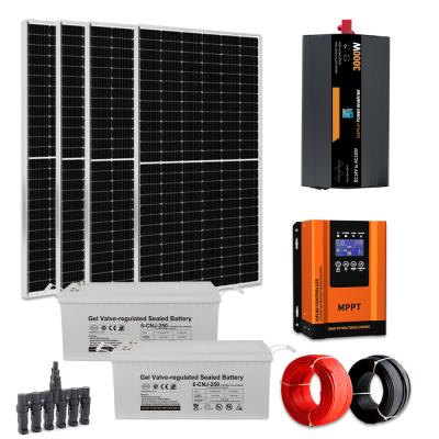 Cina 50Hz/60Hz 3000W Sistema di pannelli solari per la casa fuori rete 3kw Inverter Sistema di energia solare in vendita