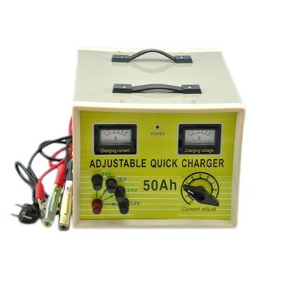 China AC 110V 220V DC 12V 100Ah 24V AGM Battery Charger Lead Acid 50A 36V 48V Battery Charger for sale