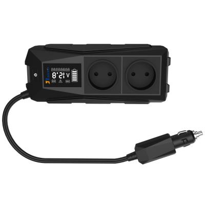 China Portable 12V to 110V 220V Car Power Inverter with USB Type C for sale