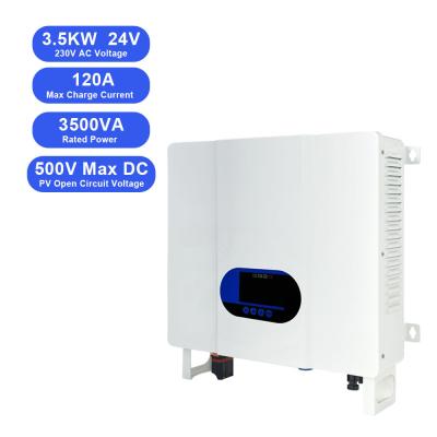 Китай Гибридный инвертор MPPT 3KW 24V до 110V 220V 230V продается